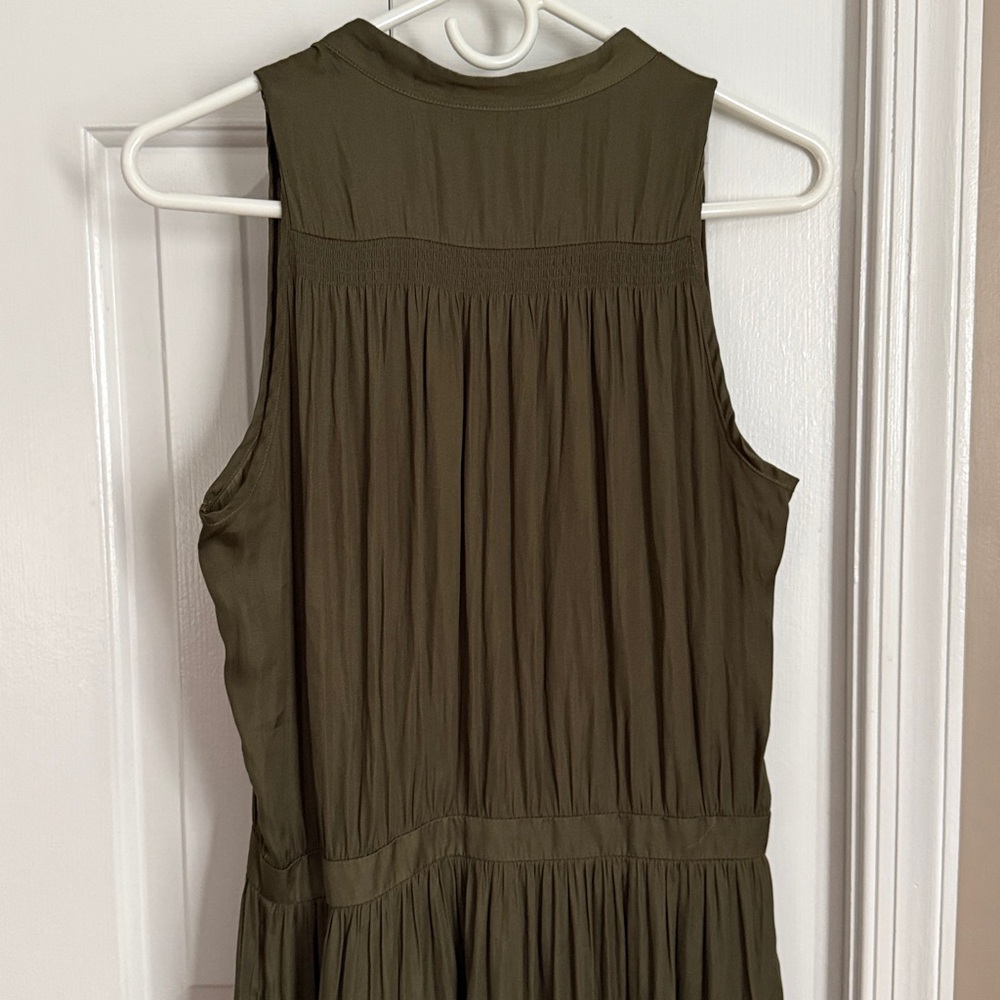 Banana Republic Dark Olive Maxi Dress - Picture 4 of 6
